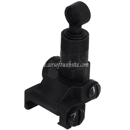 Airsoft Website Metall Legierung KAC Stil Micro Kimme Geeignet für 20mm Picatinny Schiene Gewehre