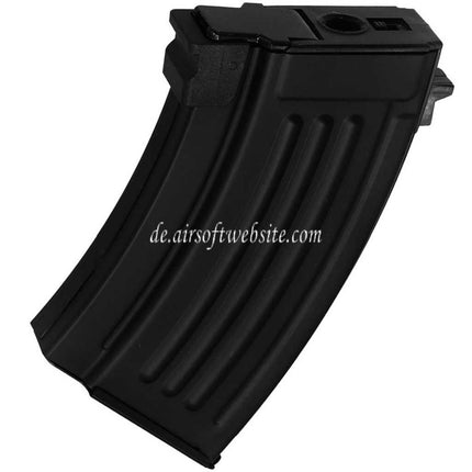AIRSOFT WEBSITE 250rd AK Beta Hi-Cap Magazin Geeignet für AK Serie AEG Gewehre Schwarz