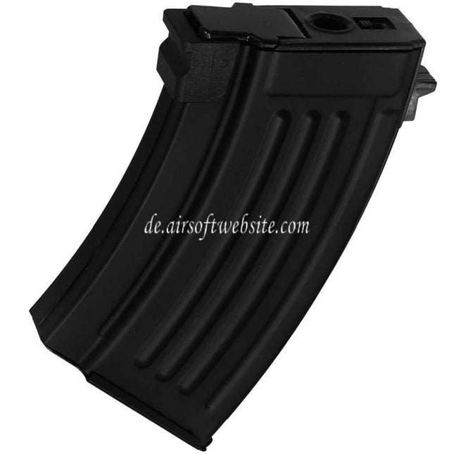AIRSOFT WEBSITE 250rd AK Beta Hi-Cap Magazin Geeignet für AK Serie AEG Gewehre Schwarz