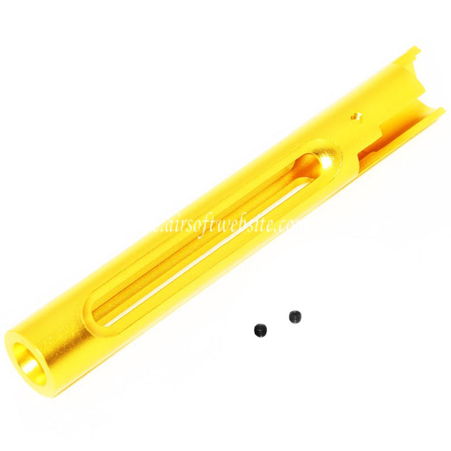 5KU CNC Aluminum Rückstoßfreier Äußerer Lauf Geeignet für Hi-Capa 5.1 Serie GBB-Pistolen Airsoft