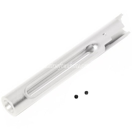 5KU CNC Aluminum Rückstoßfreier Äußerer Lauf Geeignet für Hi-Capa 5.1 Serie GBB-Pistolen Airsoft