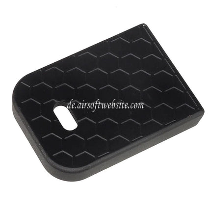 5KU Edelstahl HIVE Magazinbodenplatte geeignet für Tokyo Marui G17 G18C GBB Magazin Schwarz