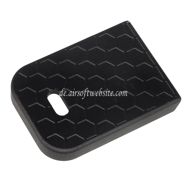 5KU Edelstahl HIVE Magazinbodenplatte geeignet für Tokyo Marui G17 G18C GBB Magazin Schwarz