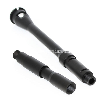 5KU 14.5 Zoll Aluminium M4A1 Außenlauf -14mm CCW Gegen den Uhrzeigersinn Geeignet für WA M4 M16 Serie GBB Gewehre Airsoft Schwarz