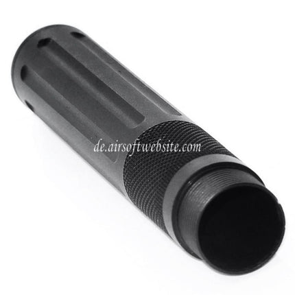 5KU Pistolenempfänger Verlängerungsrohr geeignet für Western Arms WA M4 M16 Serie GBB Gewehre Airsoft Schwarz