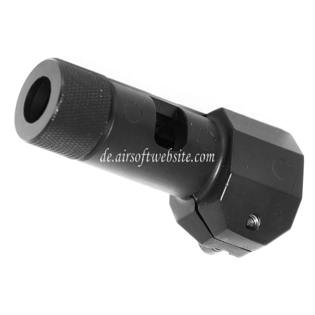 Airsoft Website 74mm Metal Mündungsbremse Mündungsfeuerdämpfer Geeignet für WELL L96 MB Serie Scharfschützen Gewehre