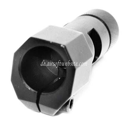 Airsoft Website 74mm Metal Mündungsbremse Mündungsfeuerdämpfer Geeignet für WELL L96 MB Serie Scharfschützen Gewehre