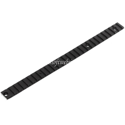 Airsoft Website 260mm Obere Schiene Geeignet für WELL Tokyo Marui MP7A1 R4 AEP SMG Gewehre Schwarz