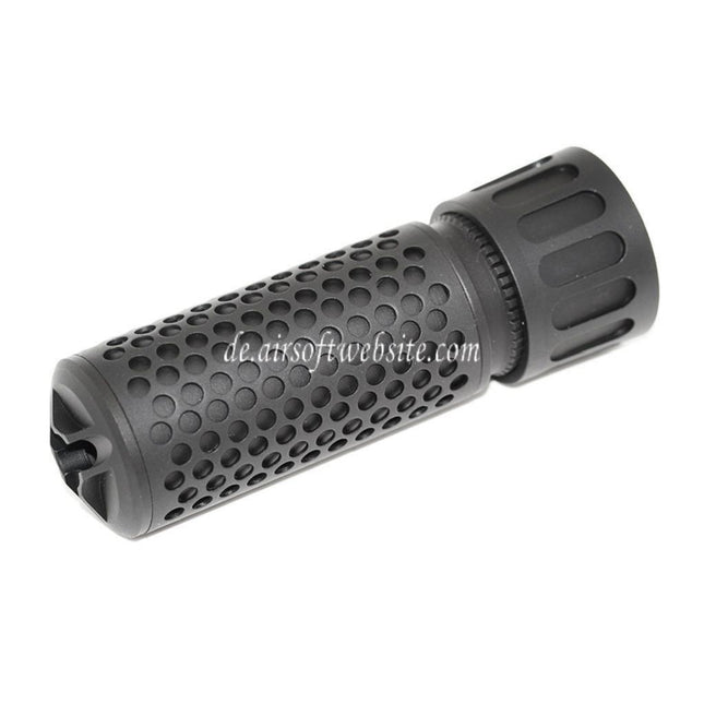 5KU 125mm 5 Zoll KAC Stil QDC/CQB Schalldämpfer mit Mündungsfeuerdämpfer Geeignet für -14mm CCW Gegen den Uhrzeigersinn Lauf Gewehre Airsoft