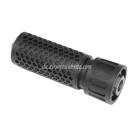 5KU 125mm 5 Zoll KAC Stil QDC/CQB Schalldämpfer mit Mündungsfeuerdämpfer Geeignet für -14mm CCW Gegen den Uhrzeigersinn Lauf Gewehre Airsoft
