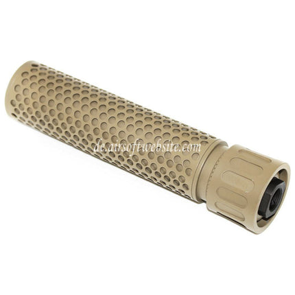 5KU 179mm 7 Zoll KAC Stil QDC/CQB Schalldämpfer mit Mündungsfeuerdämpfer Geeignet für -14mm CCW Gegen den Uhrzeigersinn Lauf Gewehre Airsoft