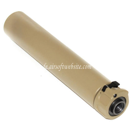 5KU 213mm SOCOM762 RC Schalldämpfer mit Mündungsfeuerdämpfer Geeignet für -14mm CCW Gegen den Uhrzeigersinn Lauf Gewehre Airsoft