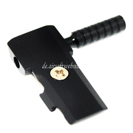 5KU Aluminum Round Spanngriff Geeignet für Tokyo Marui Hi-Capa Pistolen Airsoft