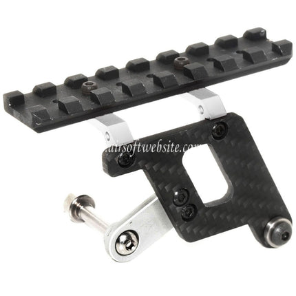 5KU Shooters Carbon Zielfernrohrmontage Schiene Geeignet für Tokyo Marui Hi-Capa Serie GBB Pistolen Airsoft