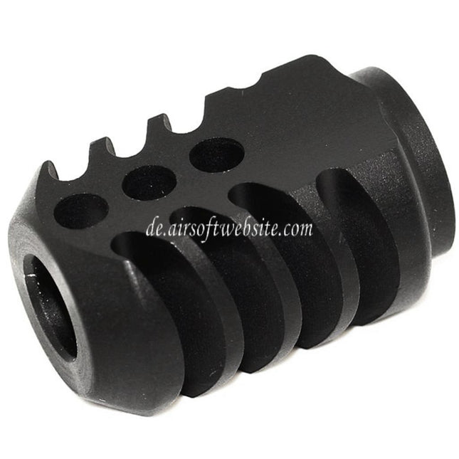 5KU Kompensator Geeignet für Tokyo Marui G17 +14mm CW im Uhrzeigersinn Gewinde Außen Lauf Pistolen Airsoft