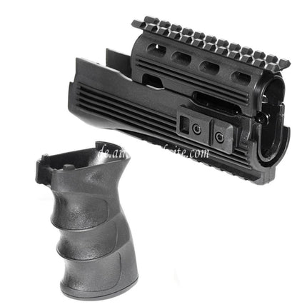 CYMA Oberes unteres Handschutzschienensystem Pistolengriffset Geeignet für AK47 Serie AEG Gewehre Airsoft