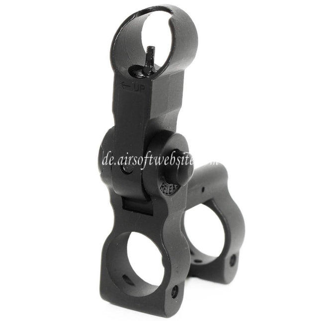 CYMA SPR Stil MK12 MOD 0 Taktisches Hochklappen Korn Geeignet für M4 M16 Serie AEG Gewehre Airsoft Schwarz