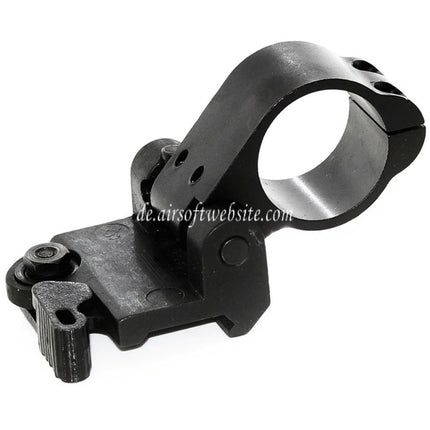 Airsoft Website 30mm Taktische Flip-to-Side QD FTS-Halterung Geeignet für 20mm Schienensystem Schwarz