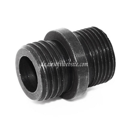 AIRSOFT WEBSITE Laufschalldämpfer Kompensatoradapter Geeignet für Tokyo Marui WELL MP5KA4 G55 Serie (+13mm CW bis -14mm CCW) AEG GBB Gewehre
