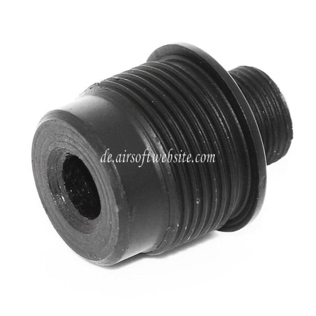 AIRSOFT WEBSITE Laufschalldämpfer Kompensatoradapter Geeignet für Tokyo Marui WELL L96 Serie (14mm CW bis CCW) Scharfschützengewehre