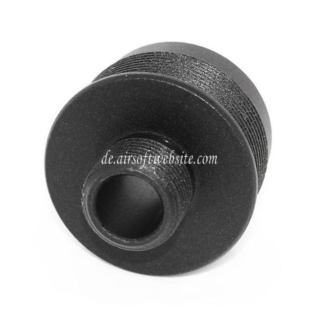 AIRSOFT WEBSITE Laufschalldämpfer Kompensatoradapter Geeignet für Tokyo Marui VSR-10 / WELL MB02 Serie (14mm CW bis CCW) Scharfschützengewehre