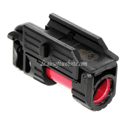 APS Smart Shot Mini Werfer mit Kartuschen Paintball Zylinderadapter Wattesiegelpapier & Gürtelschlaufe