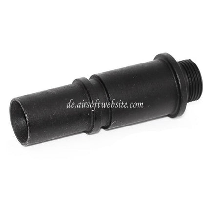 AIRSOFT WEBSITE Laufschalldämpfer Kompensatoradapter -14mm CCW Gegenuhrzeigersinn Gewinde Geeignet für KJ Tanaka M700 Serie Gewehre