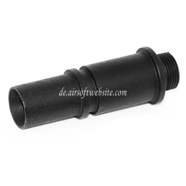 AIRSOFT WEBSITE Laufschalldämpfer Kompensatoradapter -14mm CCW Gegenuhrzeigersinn Gewinde Geeignet für KJ Tanaka M700 Serie Gewehre