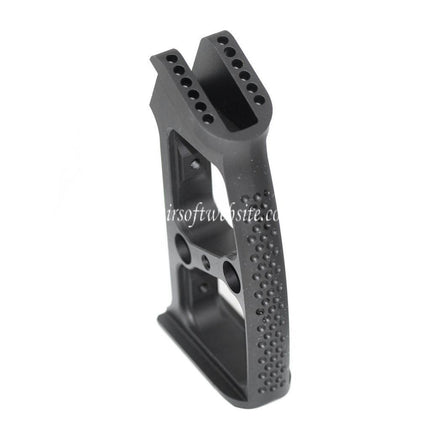 5KU Aluminium Pistolengriff (Ball / Edge / Knurly) geeignet für M4 M16 Serie GBB Gewehre Airsoft Schwarz