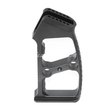 5KU Aluminium Pistolengriff (Ball / Edge / Knurly) geeignet für M4 M16 Serie GBB Gewehre Airsoft Schwarz