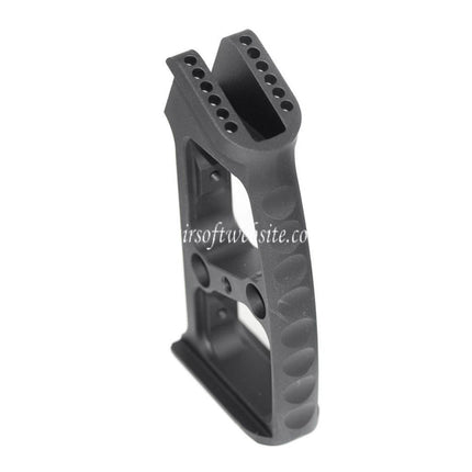 5KU Aluminium Pistolengriff (Ball / Edge / Knurly) geeignet für M4 M16 Serie GBB Gewehre Airsoft Schwarz
