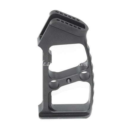 5KU Aluminium Pistolengriff (Ball / Edge / Knurly) geeignet für M4 M16 Serie GBB Gewehre Airsoft Schwarz
