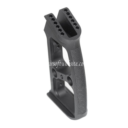 5KU Aluminium Pistolengriff (Ball / Edge / Knurly) geeignet für M4 M16 Serie GBB Gewehre Airsoft Schwarz