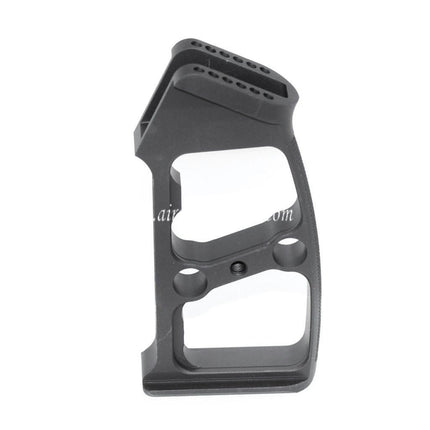 5KU Aluminium Pistolengriff (Ball / Edge / Knurly) geeignet für M4 M16 Serie GBB Gewehre Airsoft Schwarz
