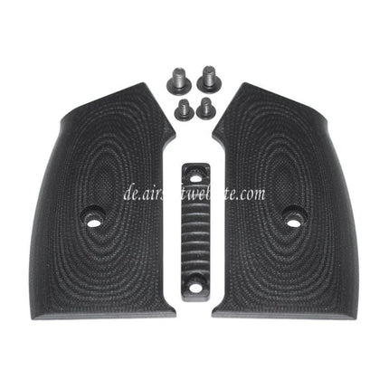 5KU Aluminium Pistolengriffabdeckung geeignet für M4 M16 Serie GBB Gewehre Airsoft Schwarz