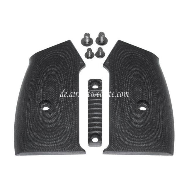 5KU Aluminium Pistolengriffabdeckung geeignet für M4 M16 Serie GBB Gewehre Airsoft Schwarz