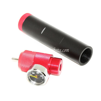 Army Force 12g Co2 Ladegerät Tragbarer Adapter mit Anzeige
