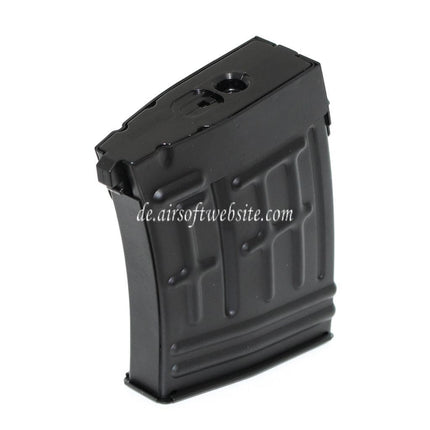 CYMA 80rd Mid-Cap Magazin Geeignet für Real Sword RS / S&T / CYMA / Tokyo Marui SVD Serie AEG Gewehre Airsoft Schwarz