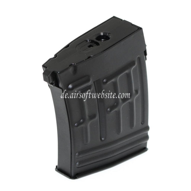CYMA 80rd Mid-Cap Magazin Geeignet für Real Sword RS / S&T / CYMA / Tokyo Marui SVD Serie AEG Gewehre Airsoft Schwarz