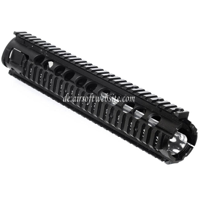 CYMA 295mm CNC Aluminum M5 RAS Handschutz Schienen System Geeignet für CYMA D-Boys G&P Classic-Army KWA G&G Jing Gong JG Tokyo Marui M4 M16 Serie AEG Gewehre Airsoft Schwarz