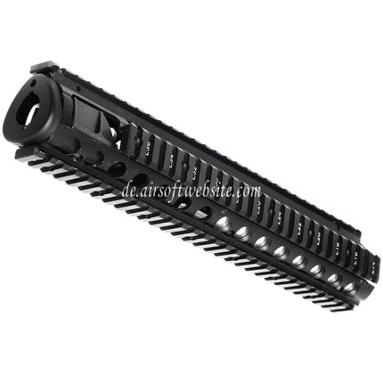 CYMA 295mm CNC Aluminum M5 RAS Handschutz Schienen System Geeignet für CYMA D-Boys G&P Classic-Army KWA G&G Jing Gong JG Tokyo Marui M4 M16 Serie AEG Gewehre Airsoft Schwarz