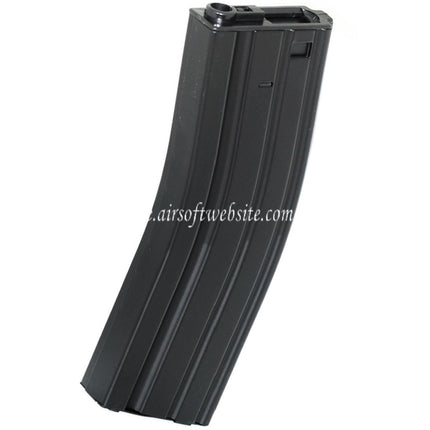 AIRSOFT WEBSITE 500rd Winding Hi-Cap Magazin Geeignet für M4 M16 Serie AEG Gewehre Schwarz