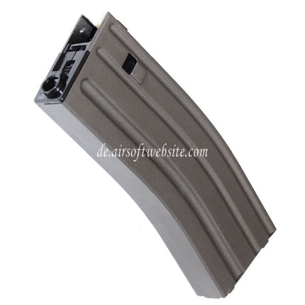 AIRSOFT WEBSITE 430rd Hi-Cap Magazin Geeignet für ARMY GenII R43 SOPMOD M4 / Tokyo Marui Nächste Generation M4 416 Scar-L EBB Gewehre Anthrazitgrau