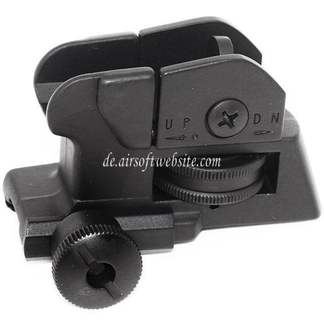 E&C QD Design Tactical CQB Dual Apertures Kimme Geeignet für 20mm Schiene System