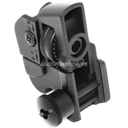 E&C QD Design Tactical CQB Dual Apertures Kimme Geeignet für 20mm Schiene System