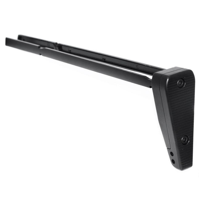 WELL Verschiebbarer Hinterschaft Geeignet für WELL Tokyo Marui R4 MP7A1 AEP SMG AEG Gewehre Airsoft Schwarz