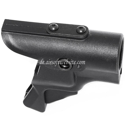 PPS M870 Schrotflinte Schaft adapter Typ B zur Verwendung M4 Serie Gewehrschaft Airsoft Schwarz