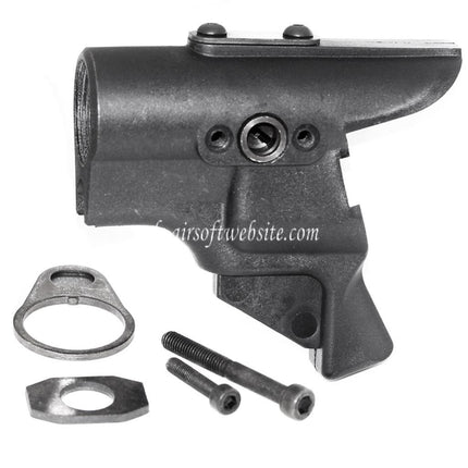 PPS M870 Schrotflinte Schaft adapter Typ B zur Verwendung M4 Serie Gewehrschaft Airsoft Schwarz
