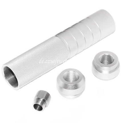 Airsoft Website 146mm 5.75 Zoll Noise Damping Bowl Schalldämpfer Laufverlängerungsrohr +/-14mm CW/CCW Gewinde Lauf Airsoft