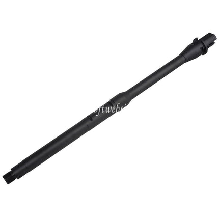 5KU 14.5 Aluminium äußere Lauf -14mm CCW Gewinde gegen den Uhrzeigersinn Geeignet für M4 M16 Serie AEG Gewehre Airsoft Schwarz